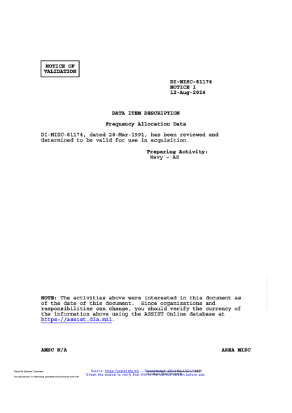 navy di-misc-81174 valid notice 1-2014  frequency allocation data