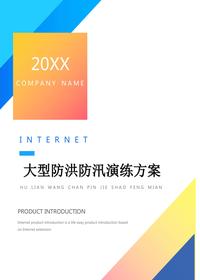 大型防洪防汛应急演练方案（21页）docx