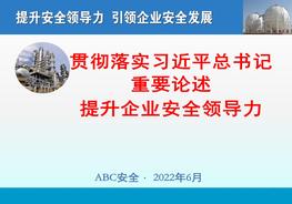 贯彻落实重要论述提升企业安全领导力pptx