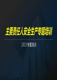 主要负责人及各级领导安全生产专题培训pptx